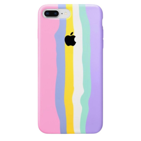 Чехол (copy) Full Silicone Case на Iphone 7 Plus Rainbow (pink/lilac cream) Чехол (copy) Full Silicone Case на Iphone 7 Plus Rainbow (pink/lilac cream)
